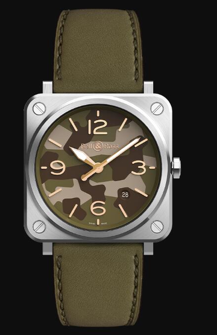 Bell & Ross BR S GREEN CAMO BRS-CK-ST/SCA Replica Watch